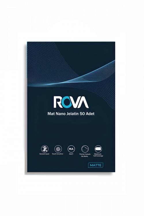 Rova Mat Nano Jelatin Ekran Koruyucu 120x180mm (50 Adet) Rova Mat Nano Jelatin Ekran Koruyucu 120x180mm (50 Adet)
