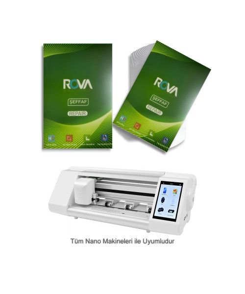 Rova Repair Kendini Onaran Jelatin Ekran Koruyucu 120x180mm (50 Adet)