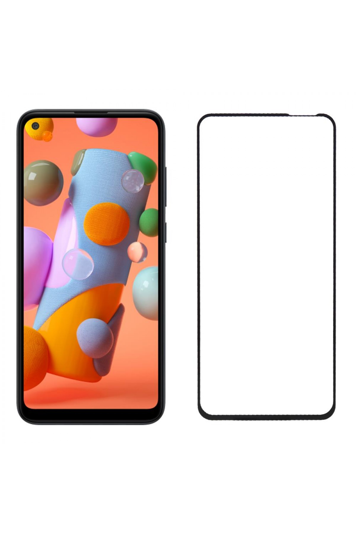 Samsung Galaxy A11 Ekran Koruyucu Tam Kaplama (SM-A115)