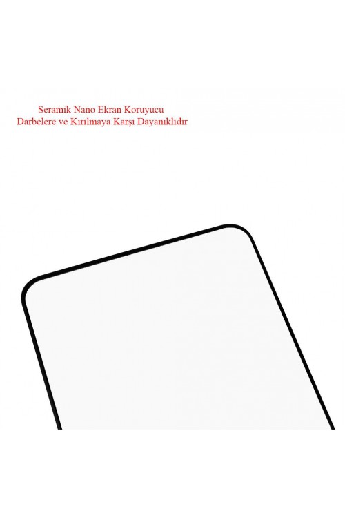 Samsung A80 Ekran Koruyucu Seramik Tam Kaplama