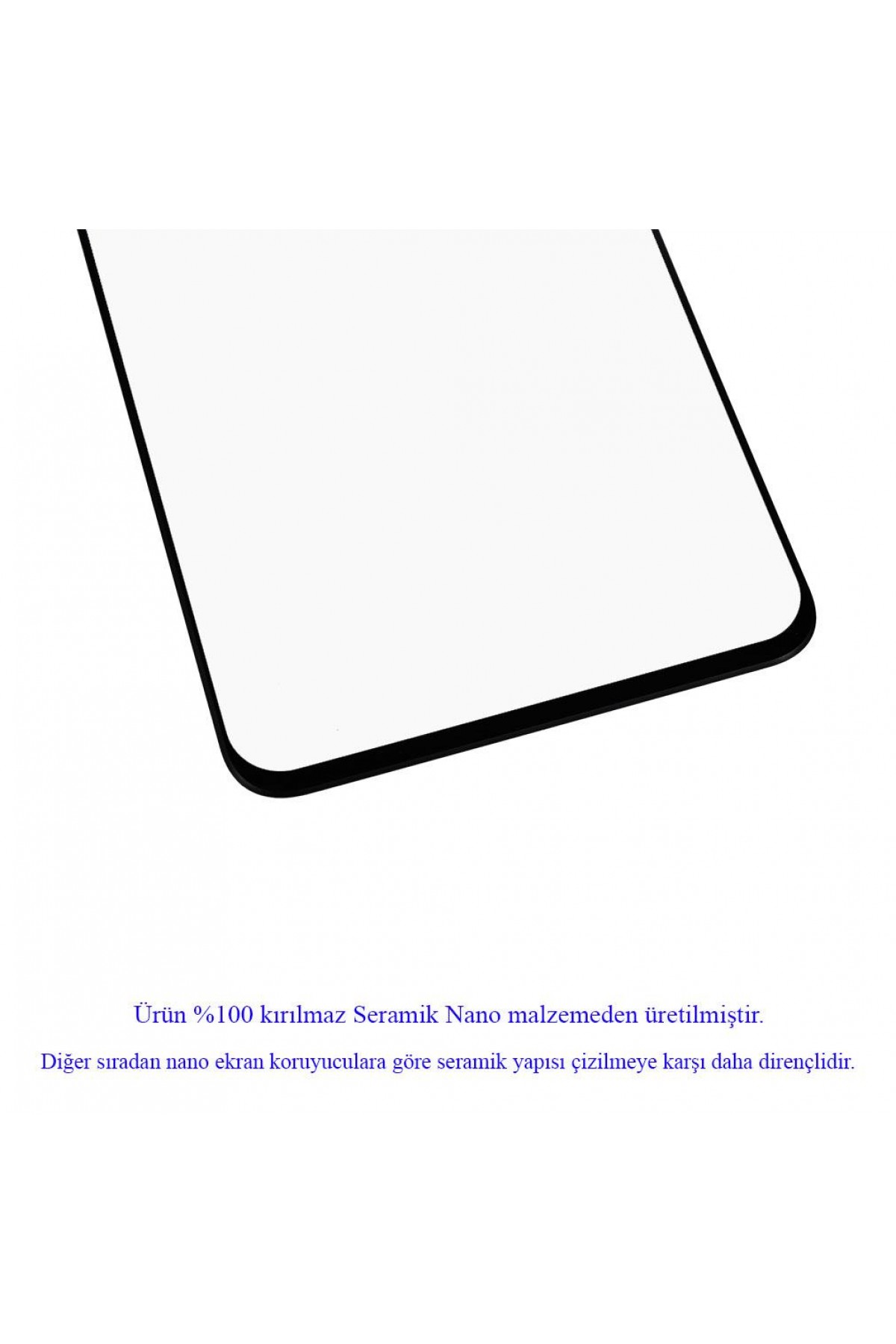 Samsung A80 Ekran Koruyucu Seramik Tam Kaplama