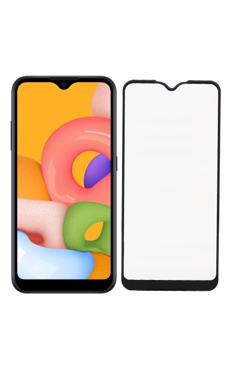 Samsung Galaxy A01 Ekran Koruyucu 9D Tam Kaplama