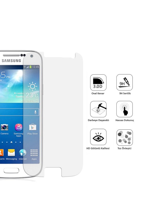 Samsung Galaxy S4 Mini GT-I9190 Ekran Koruyucu Temperli Cam