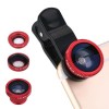 Microlux BG01 Telefon Balık Gözü Geniş Açı Mikro Lens (3in1)