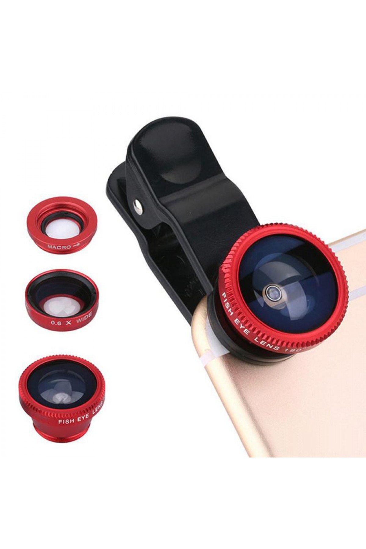 Microlux BG01 Telefon Balık Gözü Geniş Açı Mikro Lens (3in1)