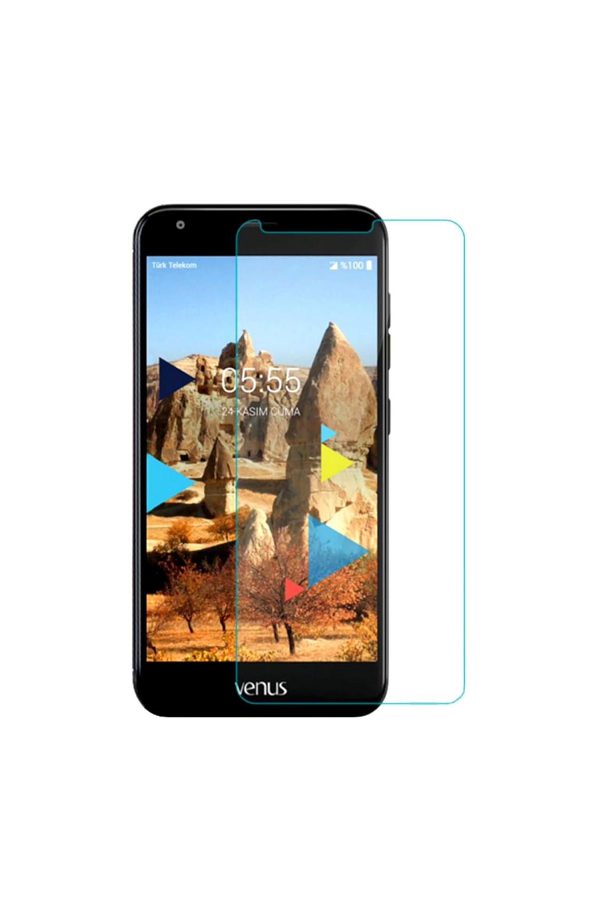 Vestel Venüs E3 Ekran Koruyucu Temperli Cam