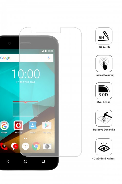 Vodafone Smart Style 7 Ekran Koruyucu Temperli Cam