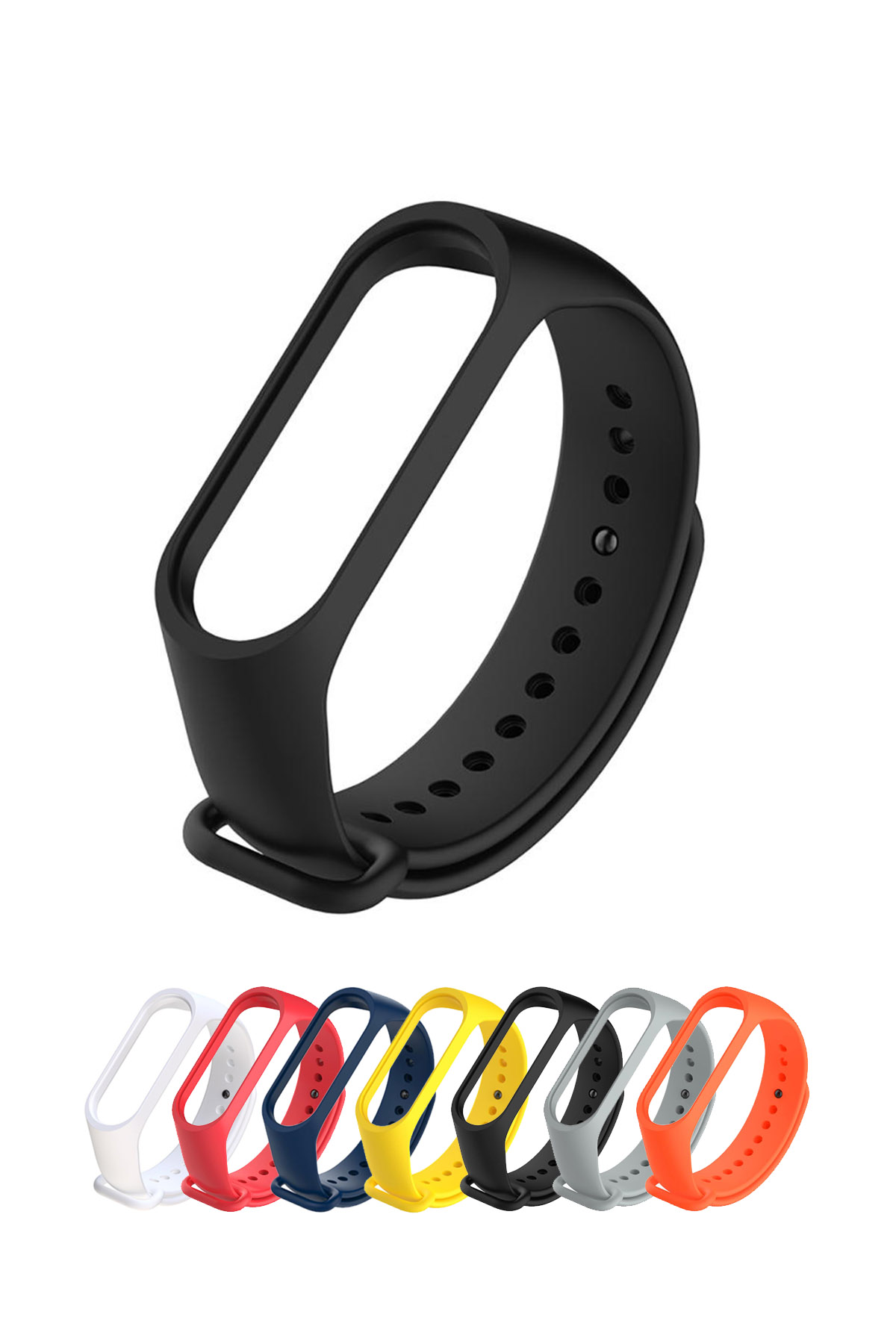 Xiaomi Mi Band 3 / Mi Band 4 Uyumlu Silikon Kordon Kayış