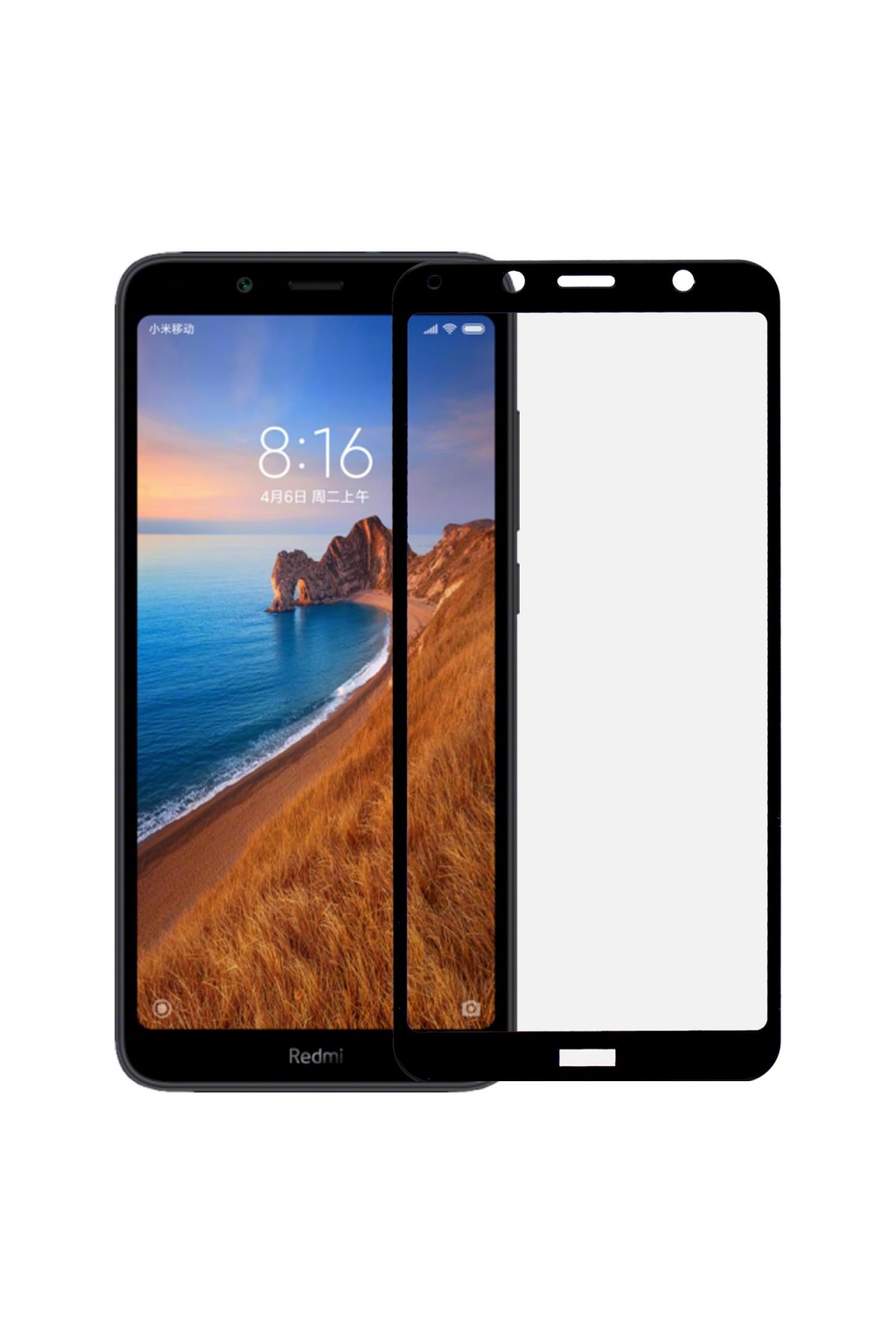Xiaomi Redmi 7A Ekran Koruyucu Mat Seramik Tam Kaplama