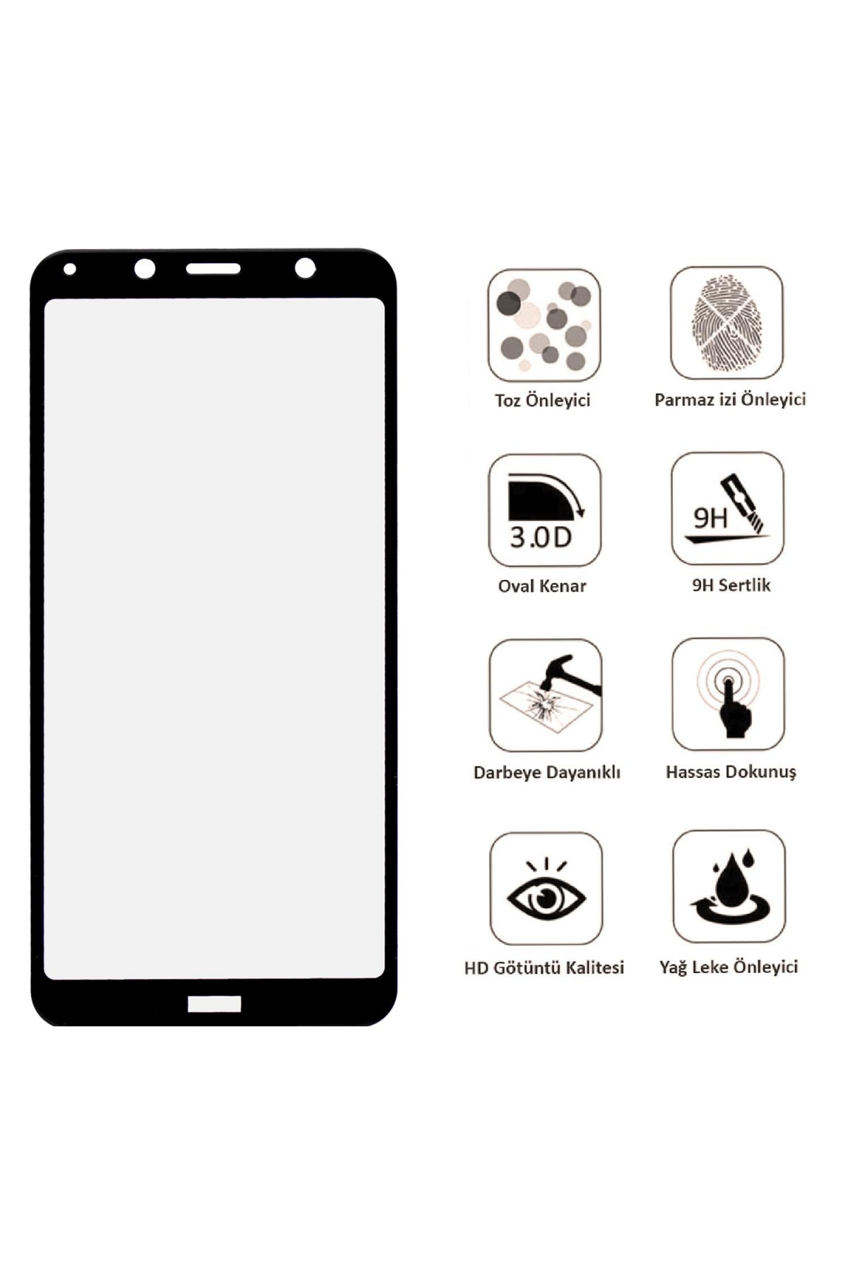 Xiaomi Redmi 7A Ekran Koruyucu Mat Seramik Tam Kaplama