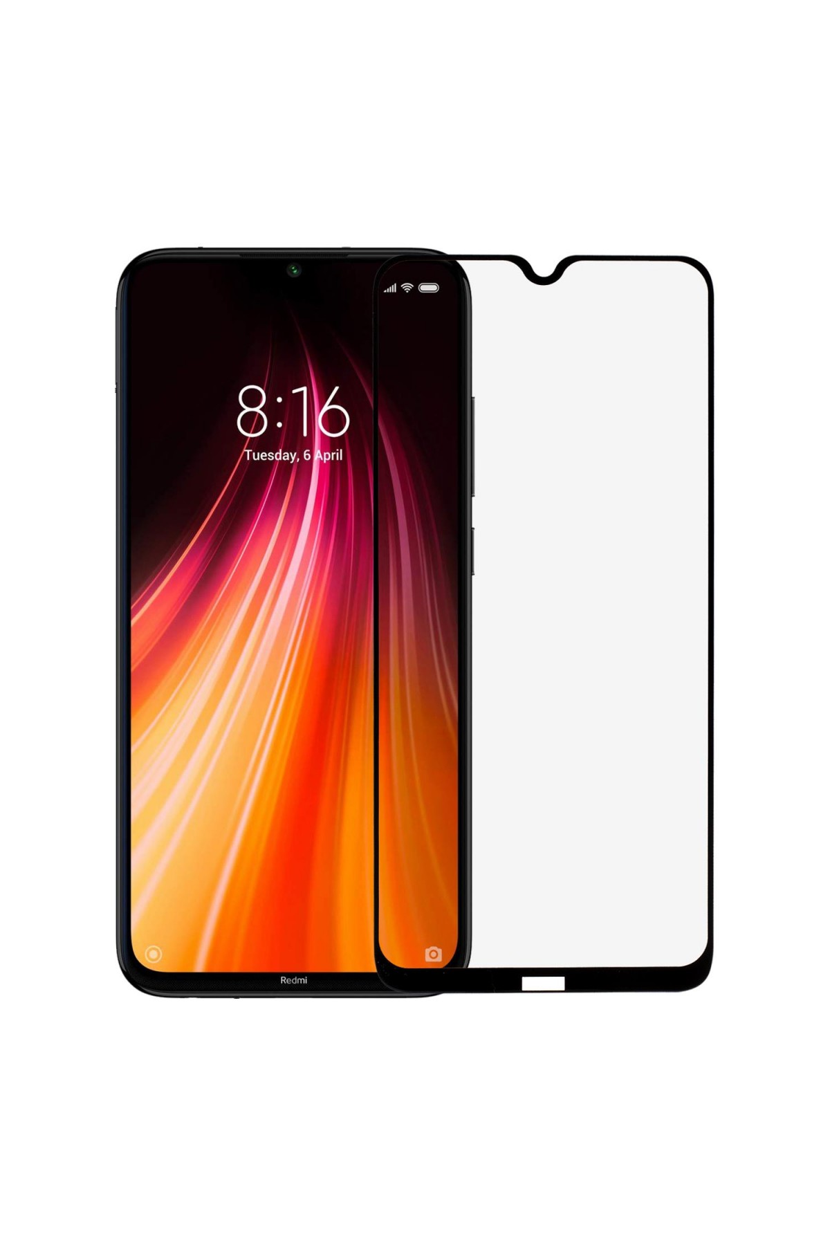Xiaomi Redmi Note 8 Ekran Koruyucu Tam Kaplama