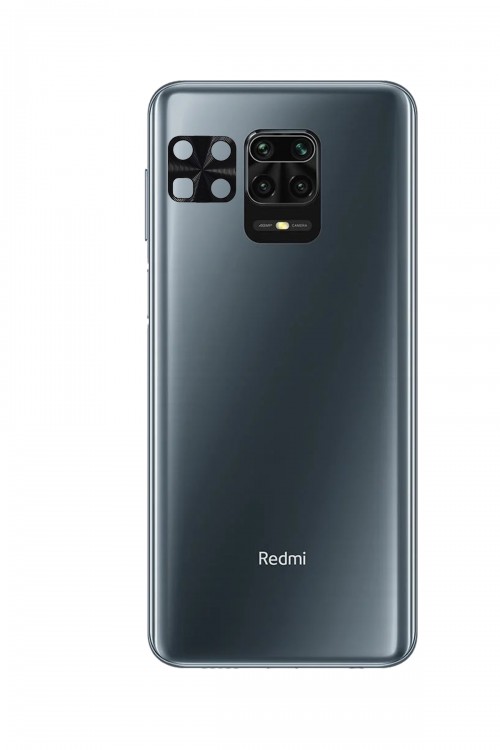 Xiaomi Redmi Note 9S Kamera Koruyucu Tam Kaplama Siyah